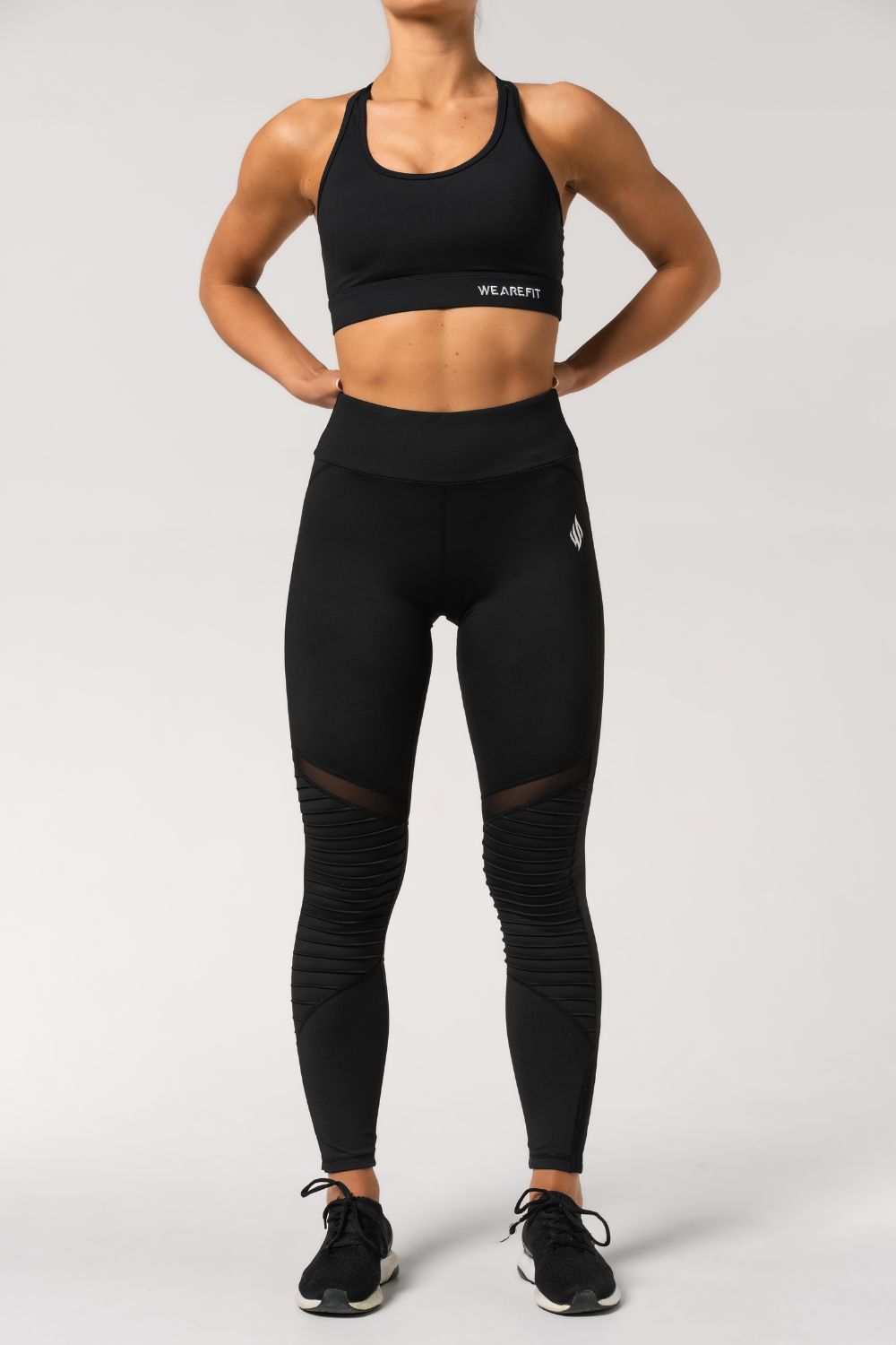 7/8 Moto Tights Black