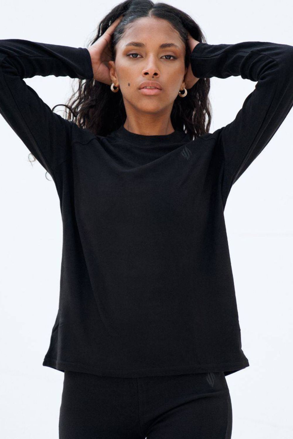 Ava Loose Sweater Black