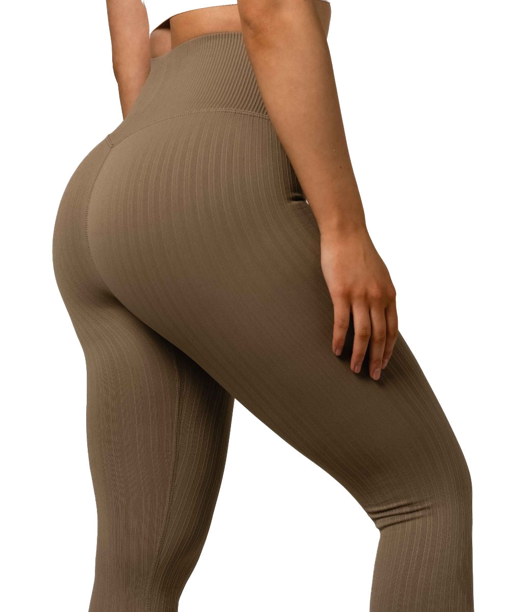 We Are Fit Desert Ribbed Seamless Tights
