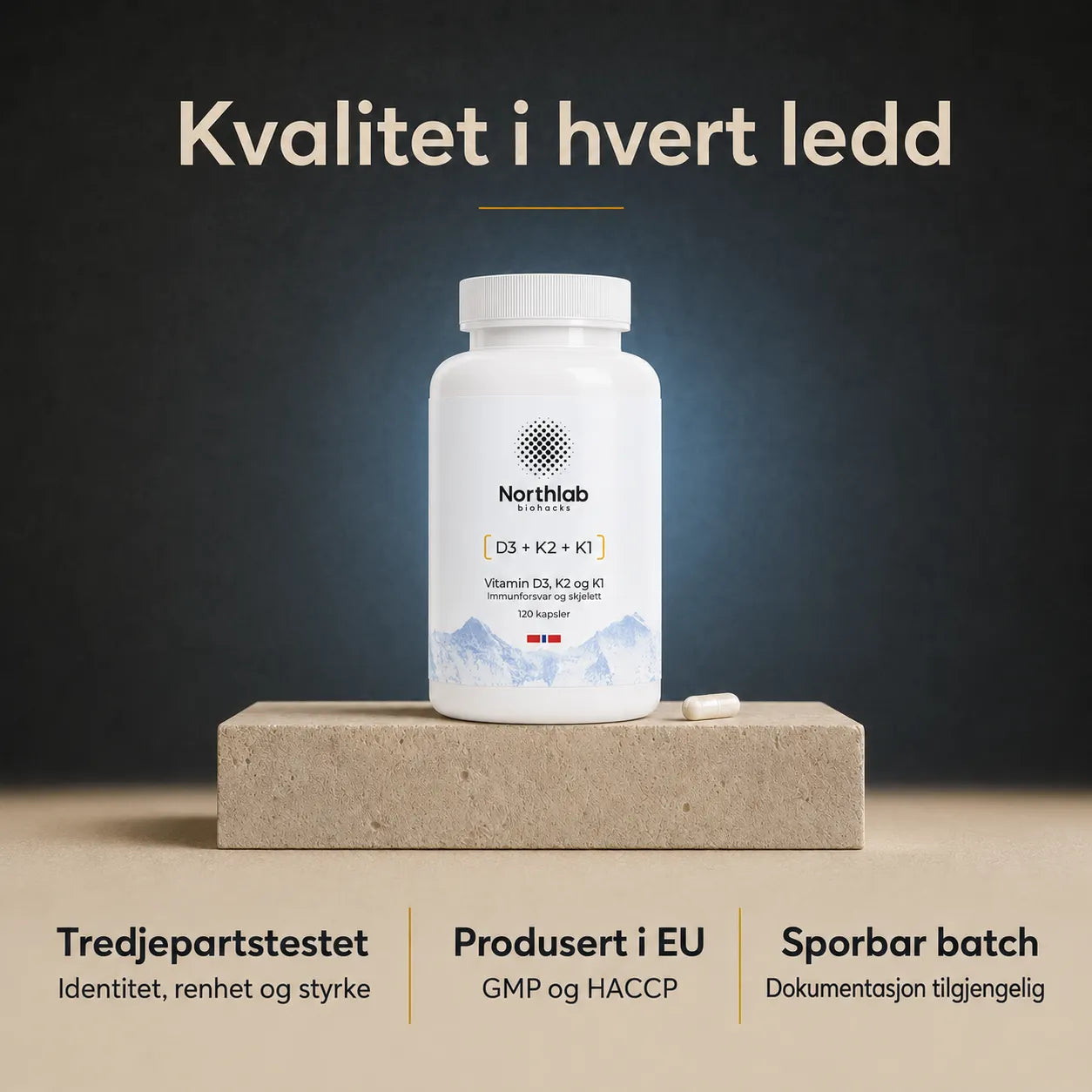 Vitamin D3 + K2 + K1