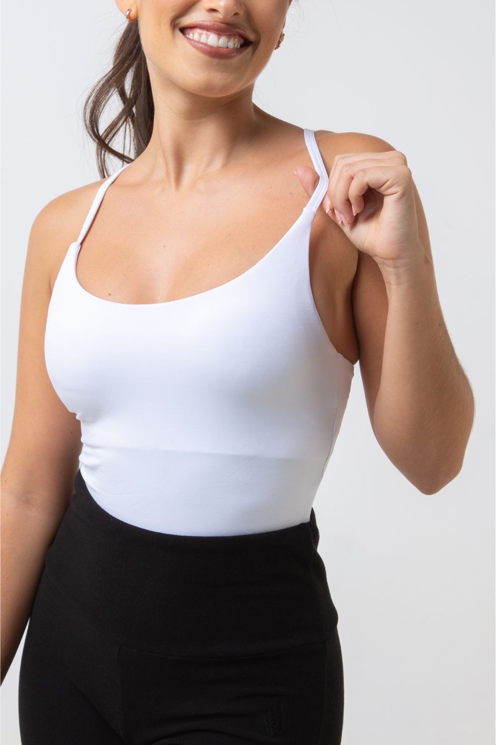 New White Crop Top