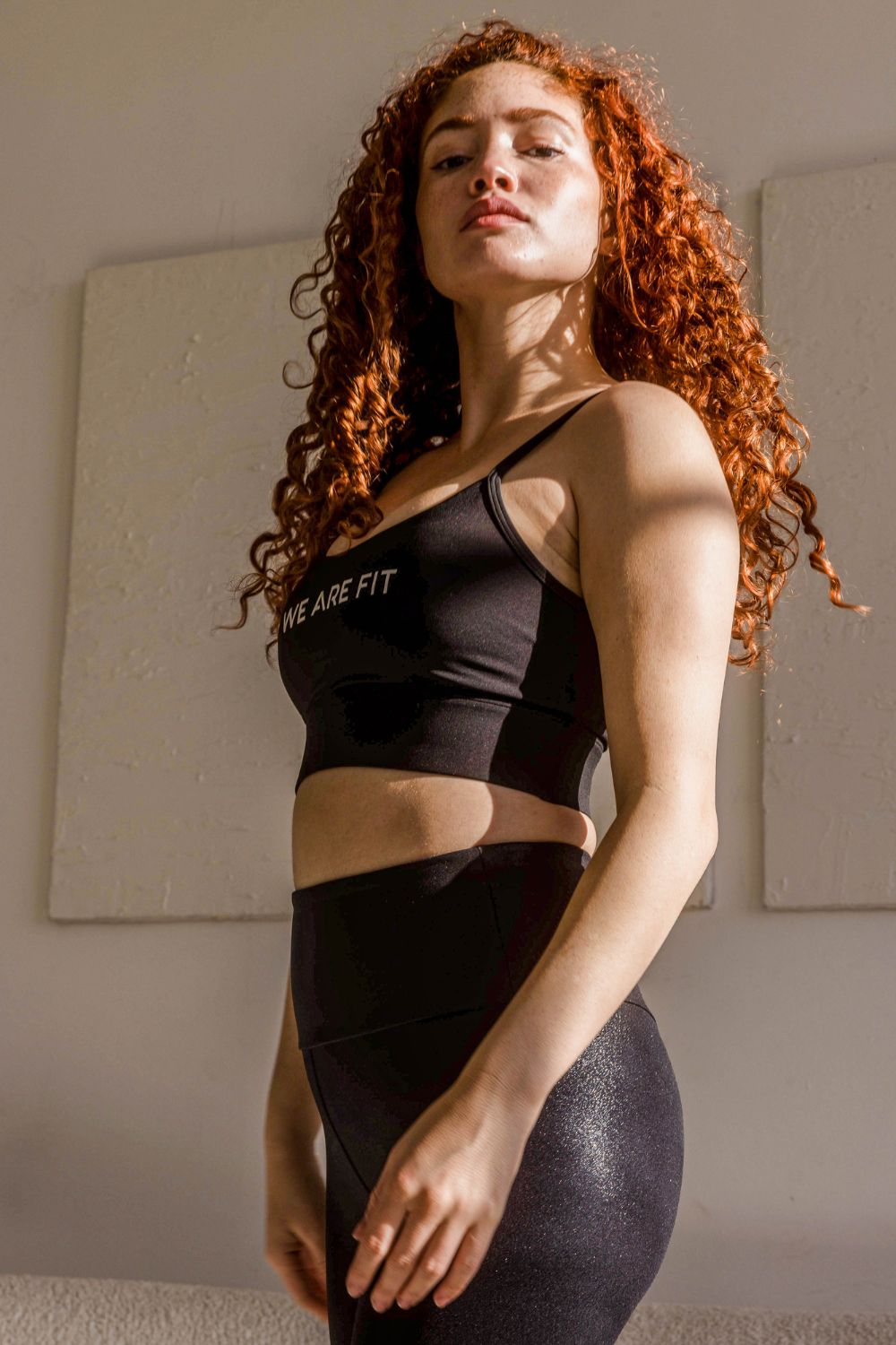 Black Logo Bra