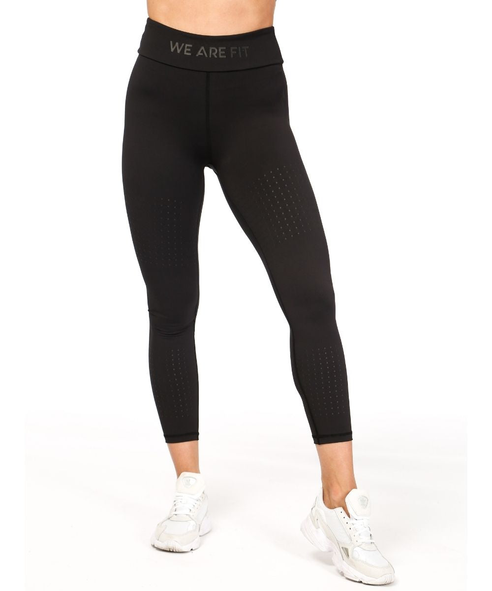 We Are Fit 7/8 Black Squad Tights