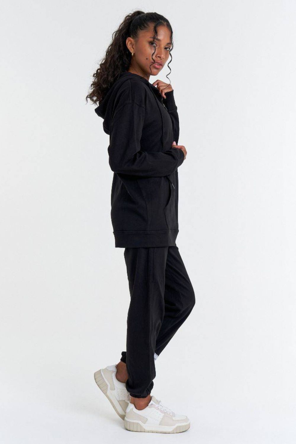 We Are Fit Black Cotton Pants