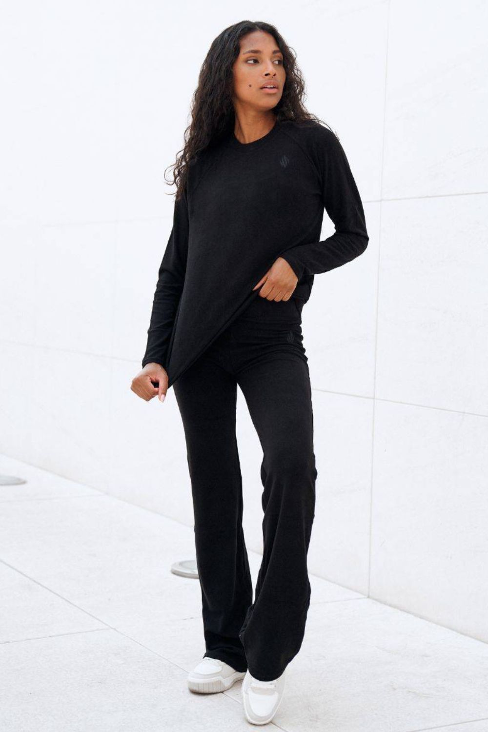 Black Ava Loose Sweater