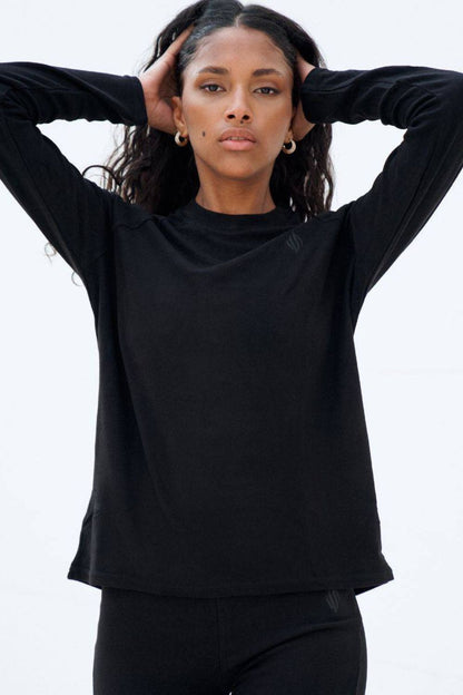 Ava Loose Sweater Black