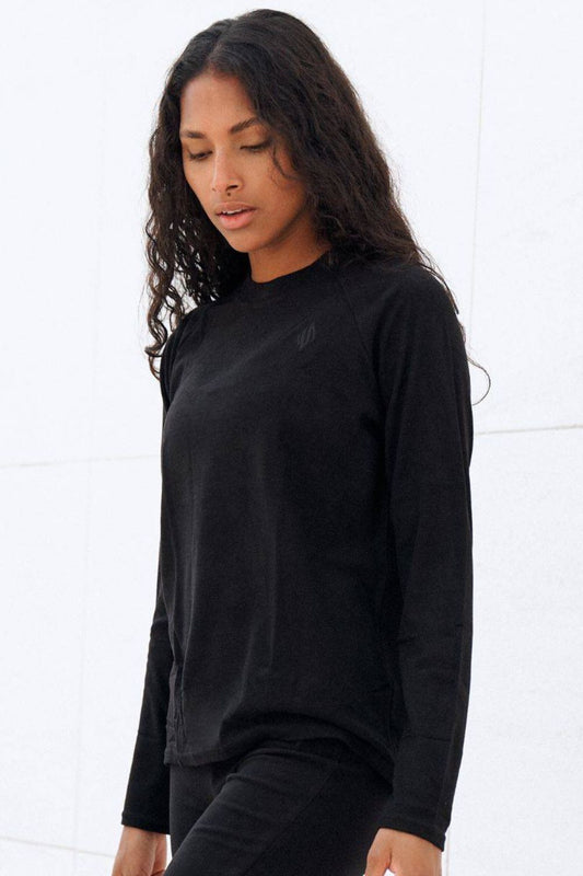 Ava Loose Sweater Black