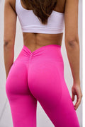 We Are Fit Peachy Magenta Scrunch Tights
