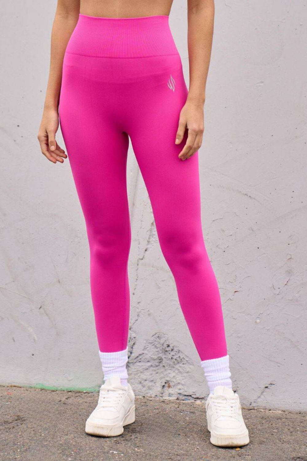 We Are Fit Peachy Magenta Scrunch Tights