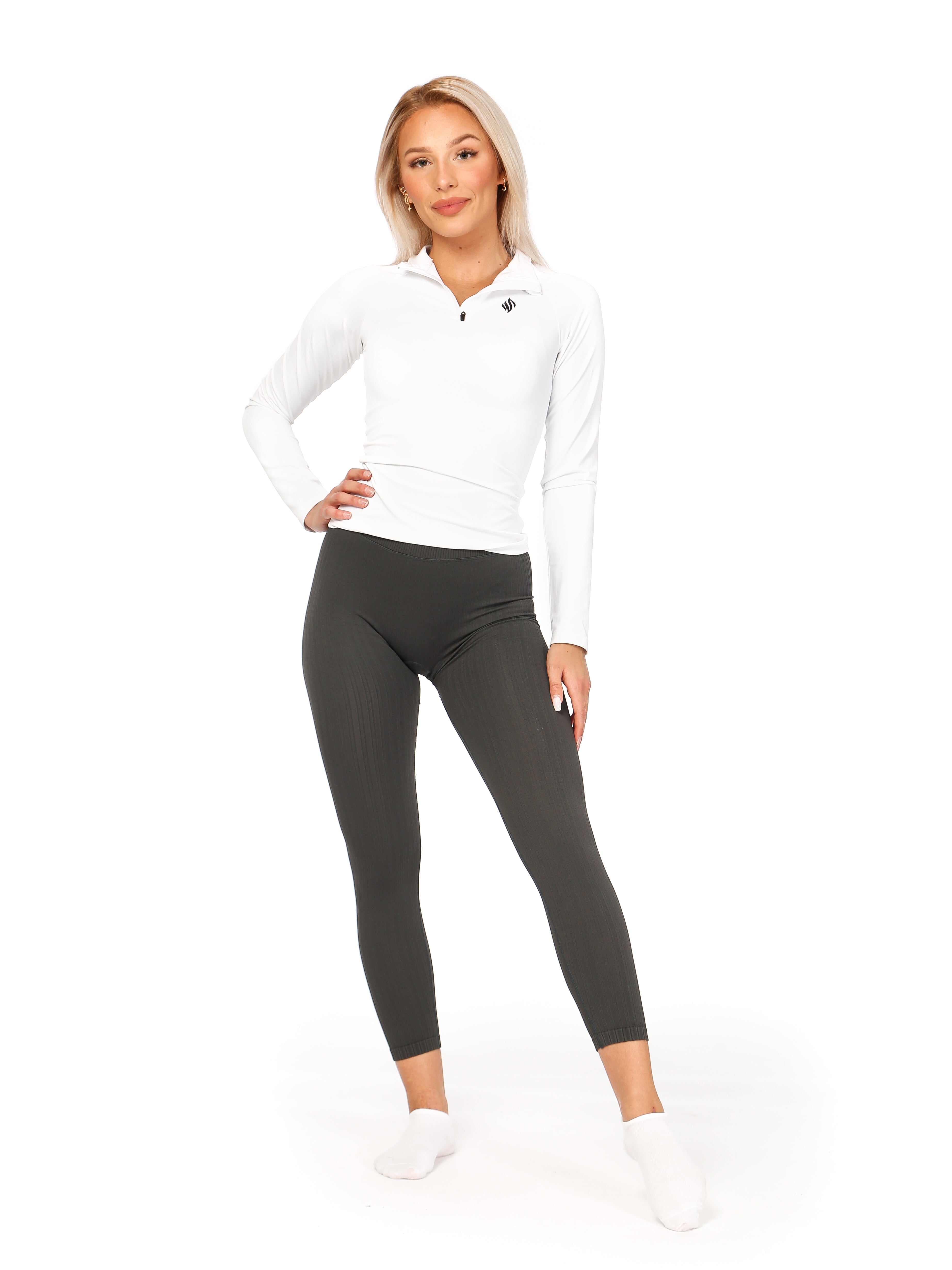 White Spandex Longsleeve