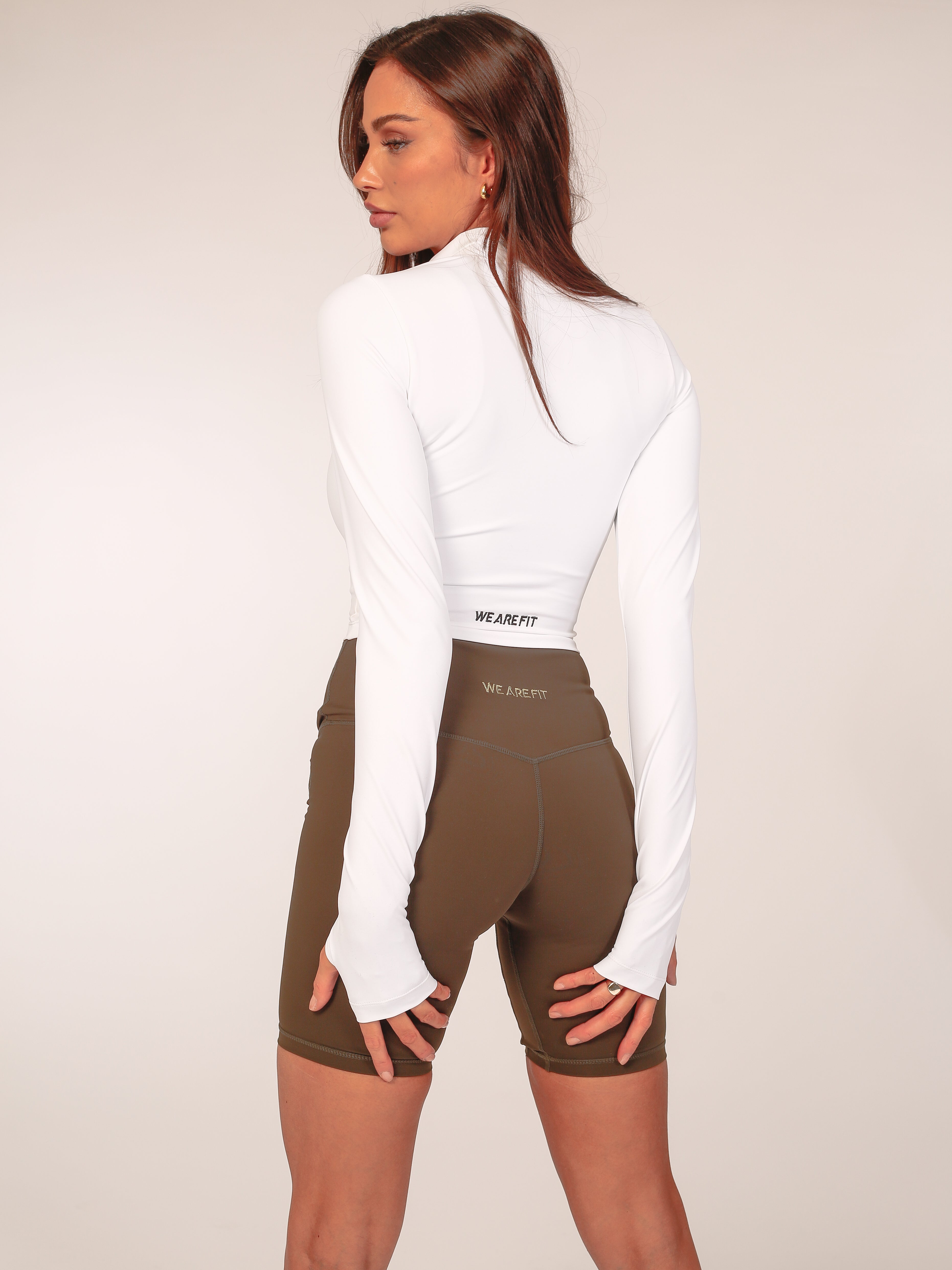 White Spandex Longsleeve