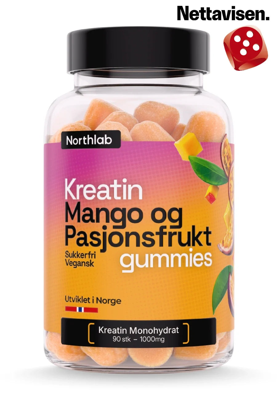 Kreatingummies med Mango & Pasjonsfrukt (90 stk)