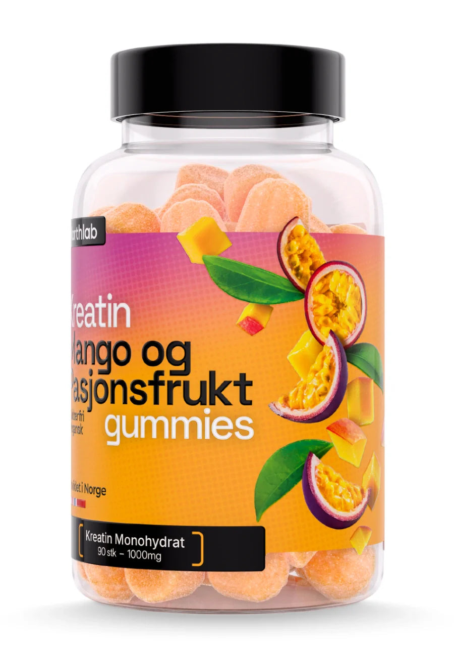 Kreatingummies med Mango & Pasjonsfrukt (90 stk)
