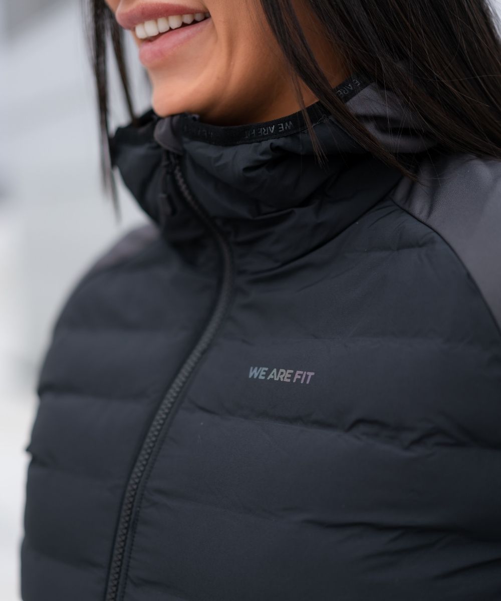 We Are Fit Black Hybrid Jacket