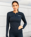 We Are Fit Midnight Ribbed Seamless Longsleeve