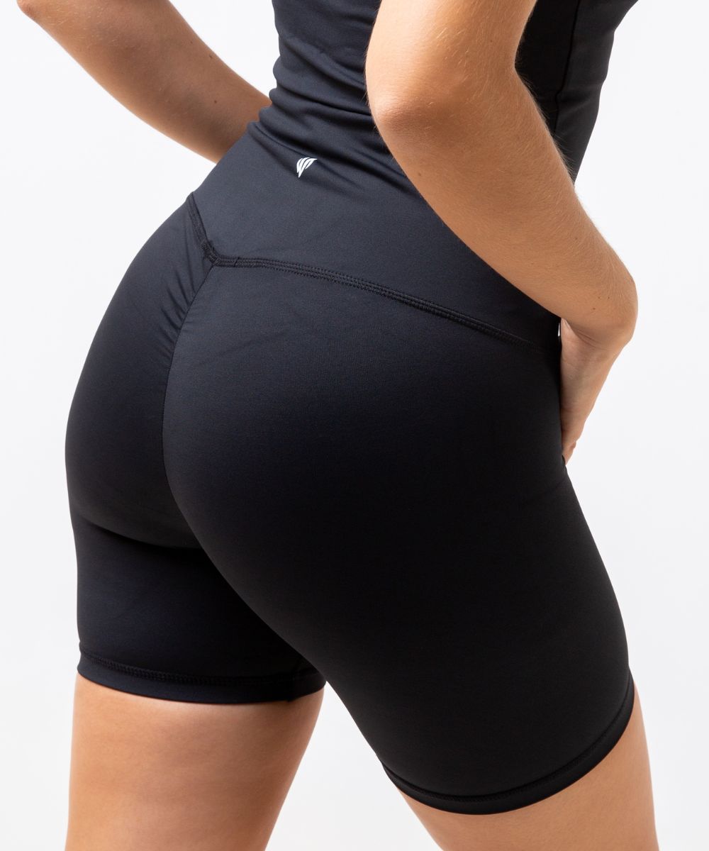 We Are Fit Black Scrunch Shorts