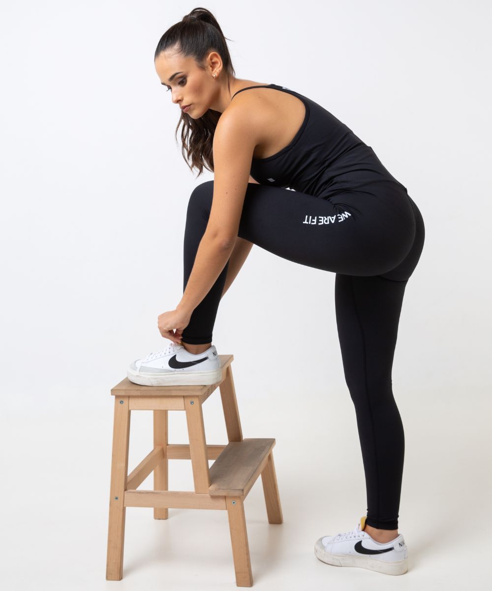 We Are Fit Black Scrunch Tights