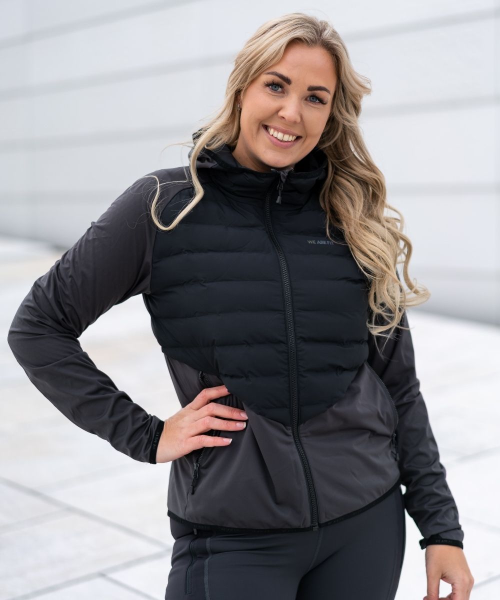 We Are Fit Black Hybrid Jacket