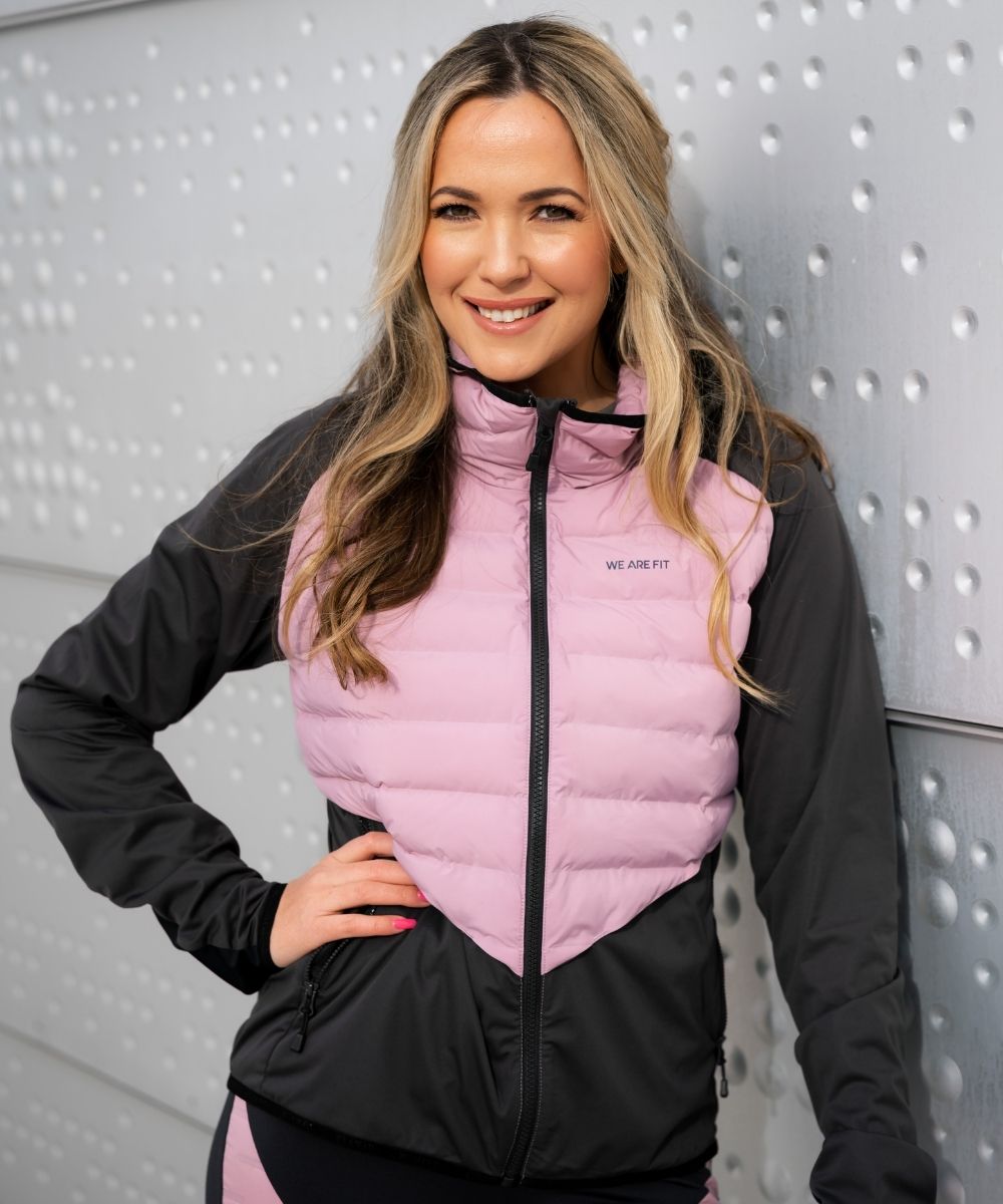 We Are Fit Pink Hybrid Jacket
