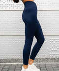 We Are Fit Blueberry Lux Rib Seamless Tights