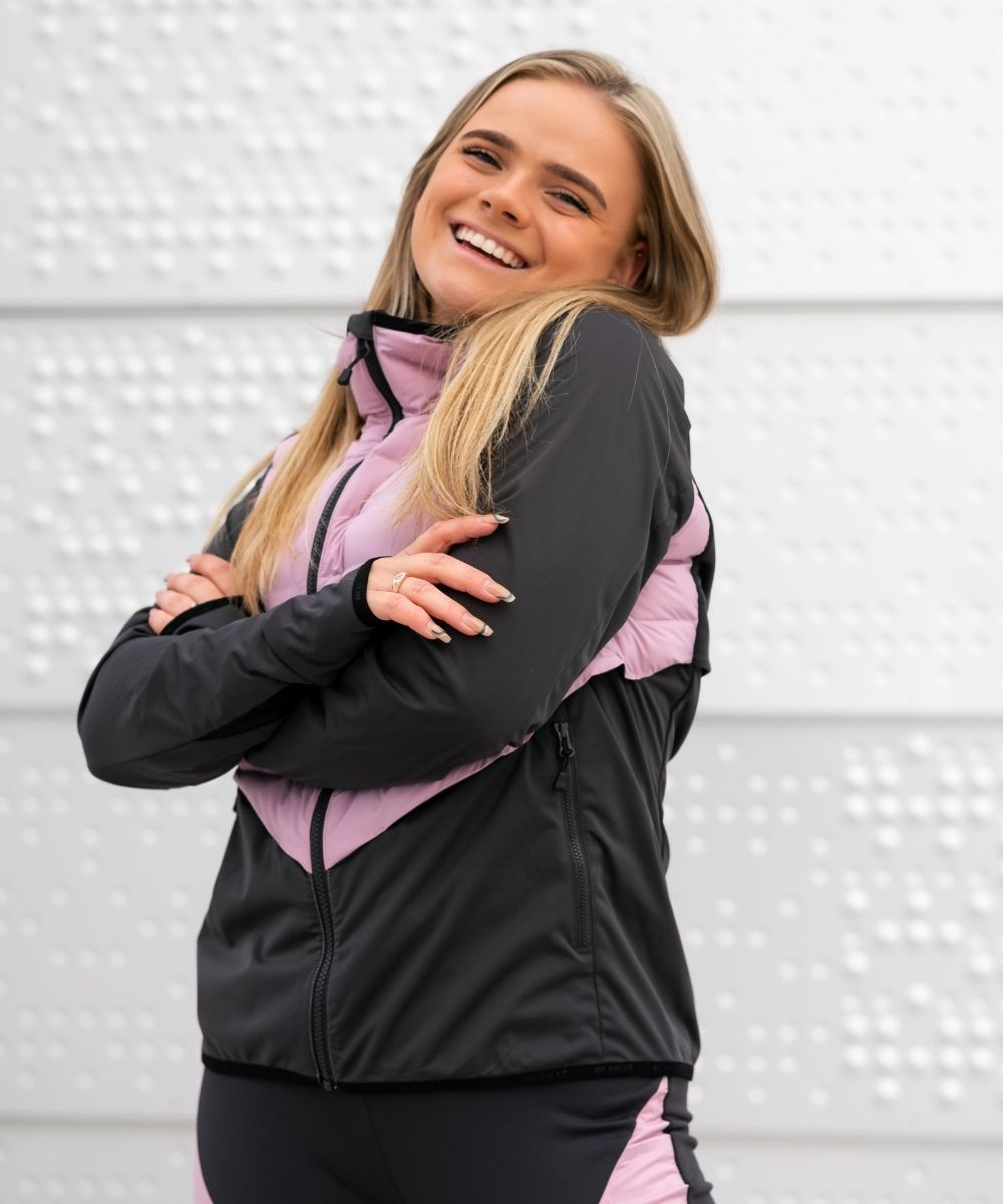 We Are Fit Pink Hybrid Jacket