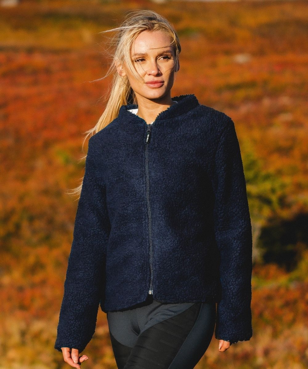 We Are Fit Blue Teddy Jacket