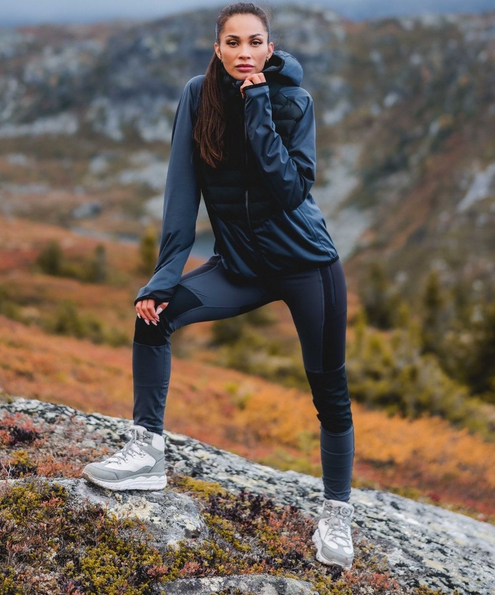 We Are Fit Blue Hiking Leggings