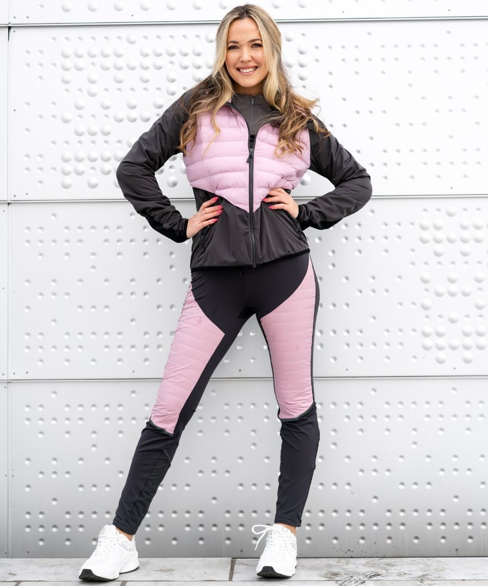 We Are Fit Pink Hybrid Leggings
