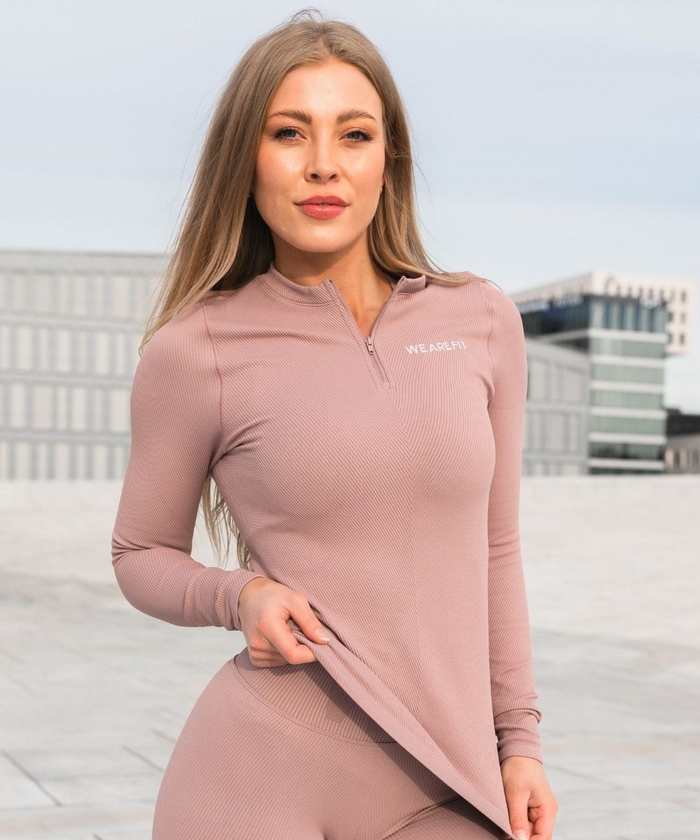 We Are Fit Rose Lux Rib Seamless Longsleeve