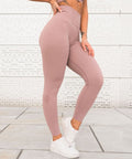 We Are Fit Rose Lux Rib Seamless Tights