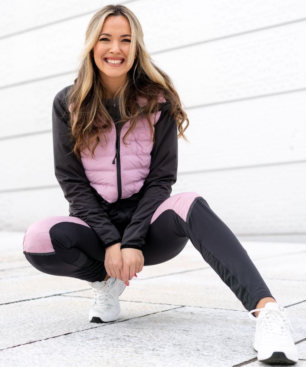We Are Fit Pink Hybrid Leggings