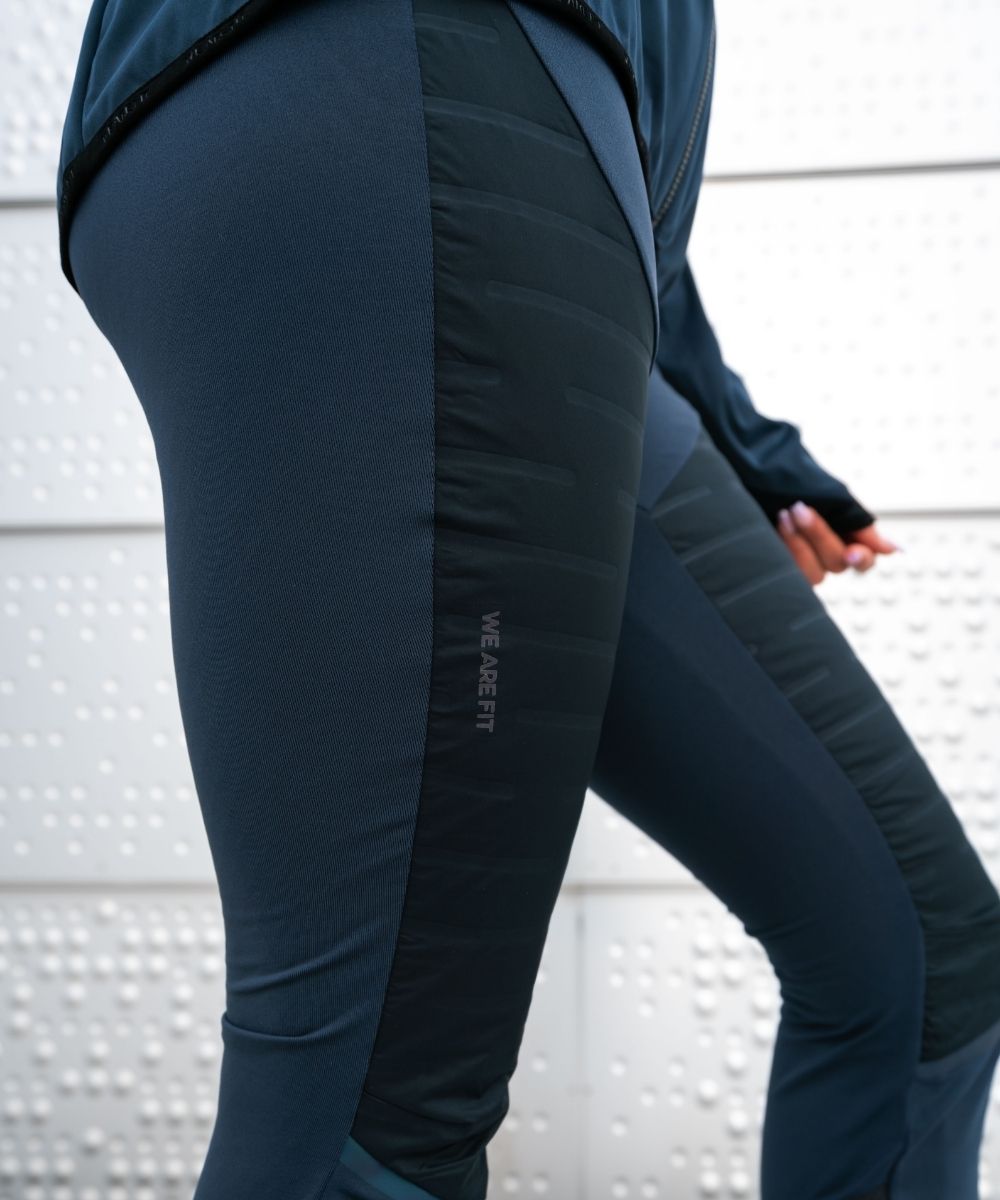 We Are Fit Blue Hybrid Leggings