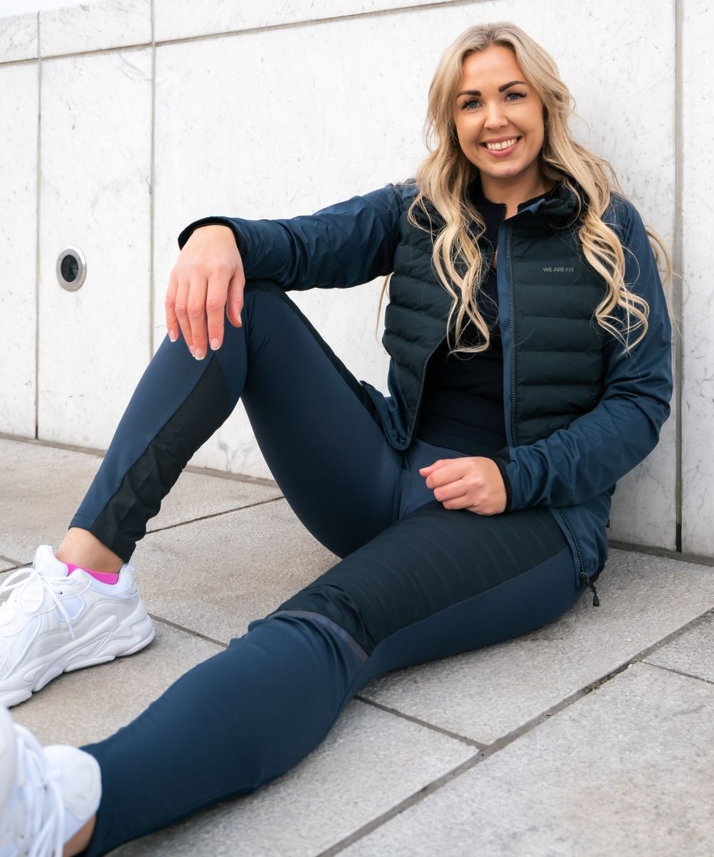 We Are Fit Blue Hybrid Leggings