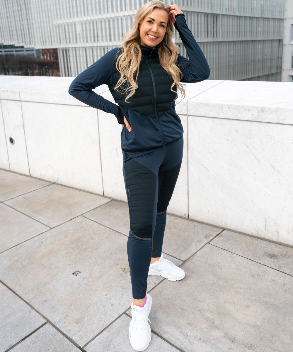 We Are Fit Blue Hybrid Leggings