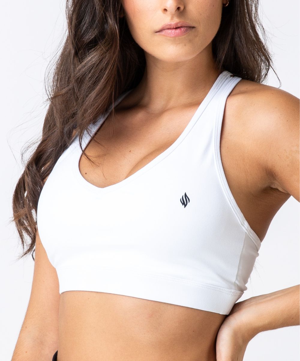 We Are Fit White Sporty Bra