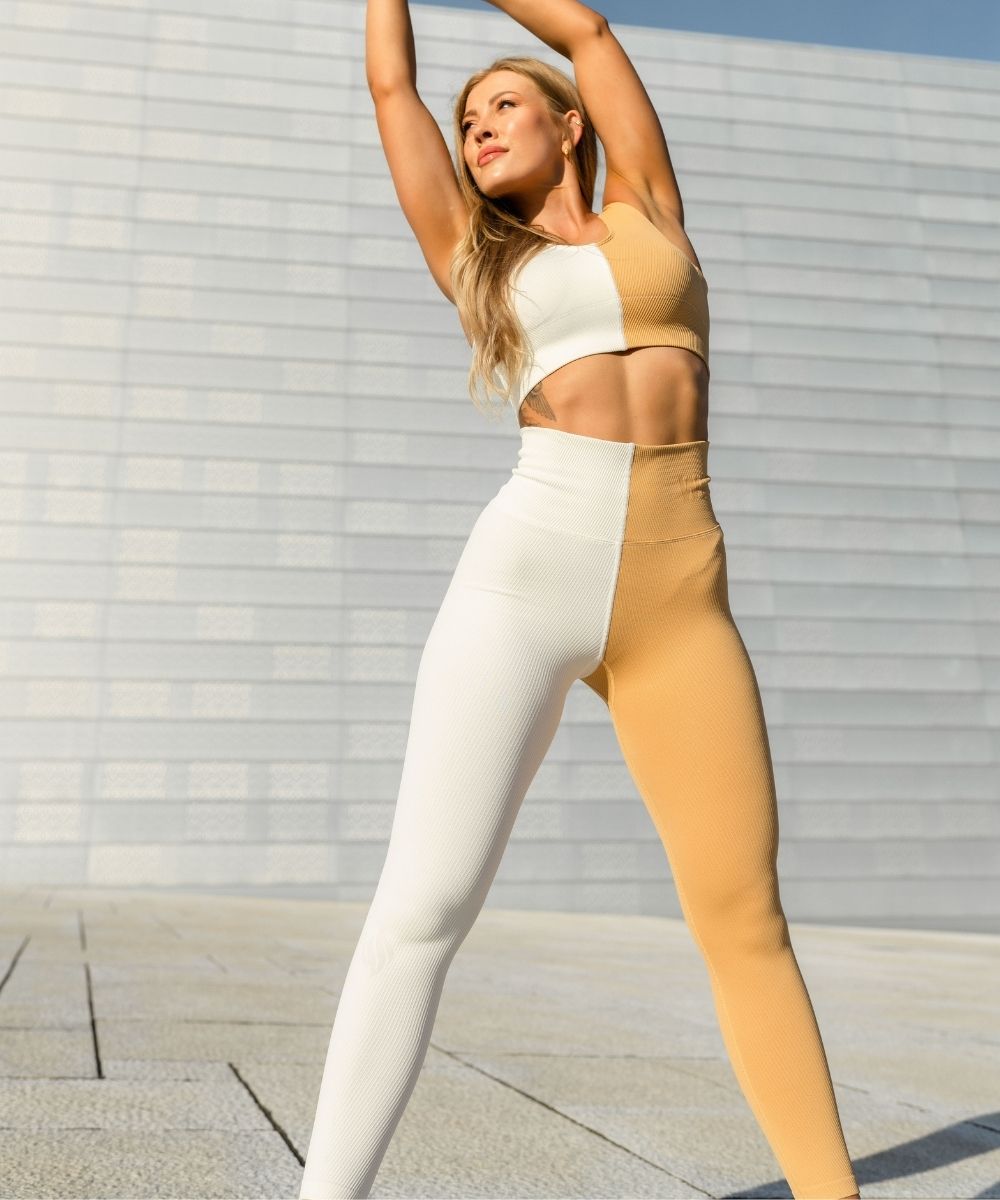 We Are Fit 2-Tone Lux Rib Seamless Tights