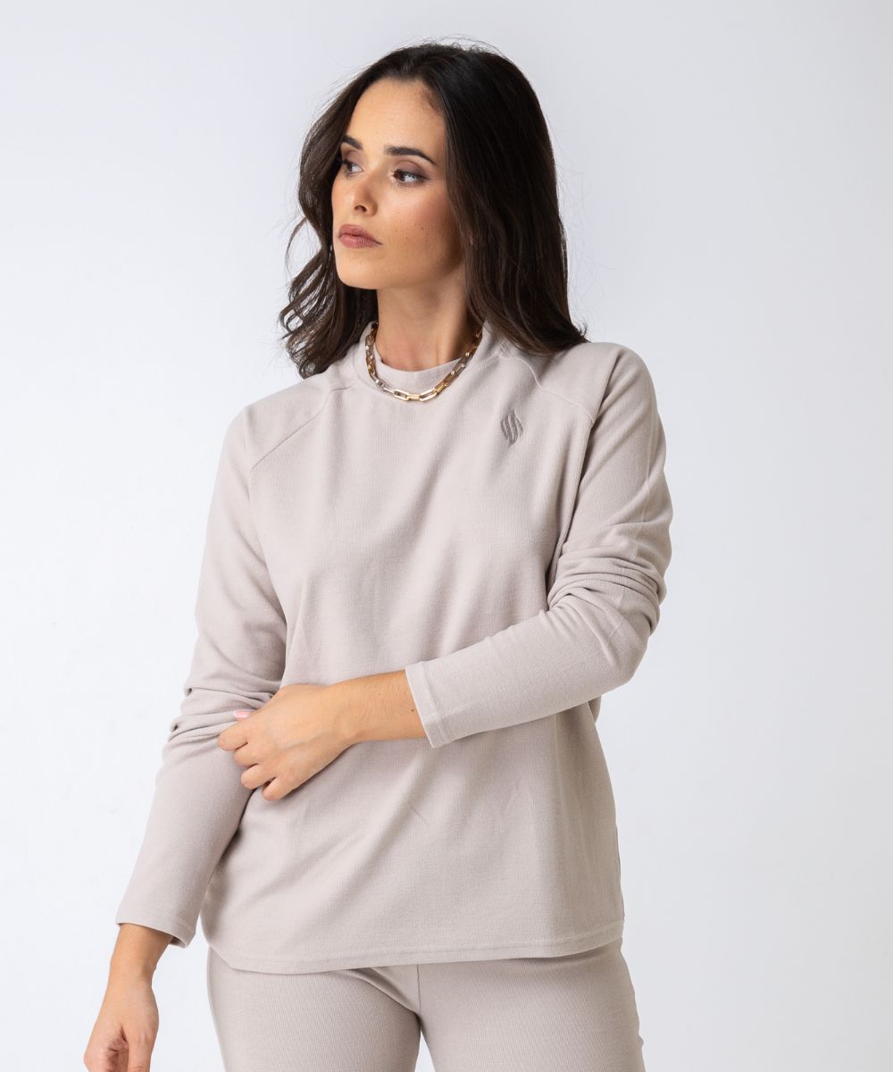 We Are Fit Cream AVA Loose Pants