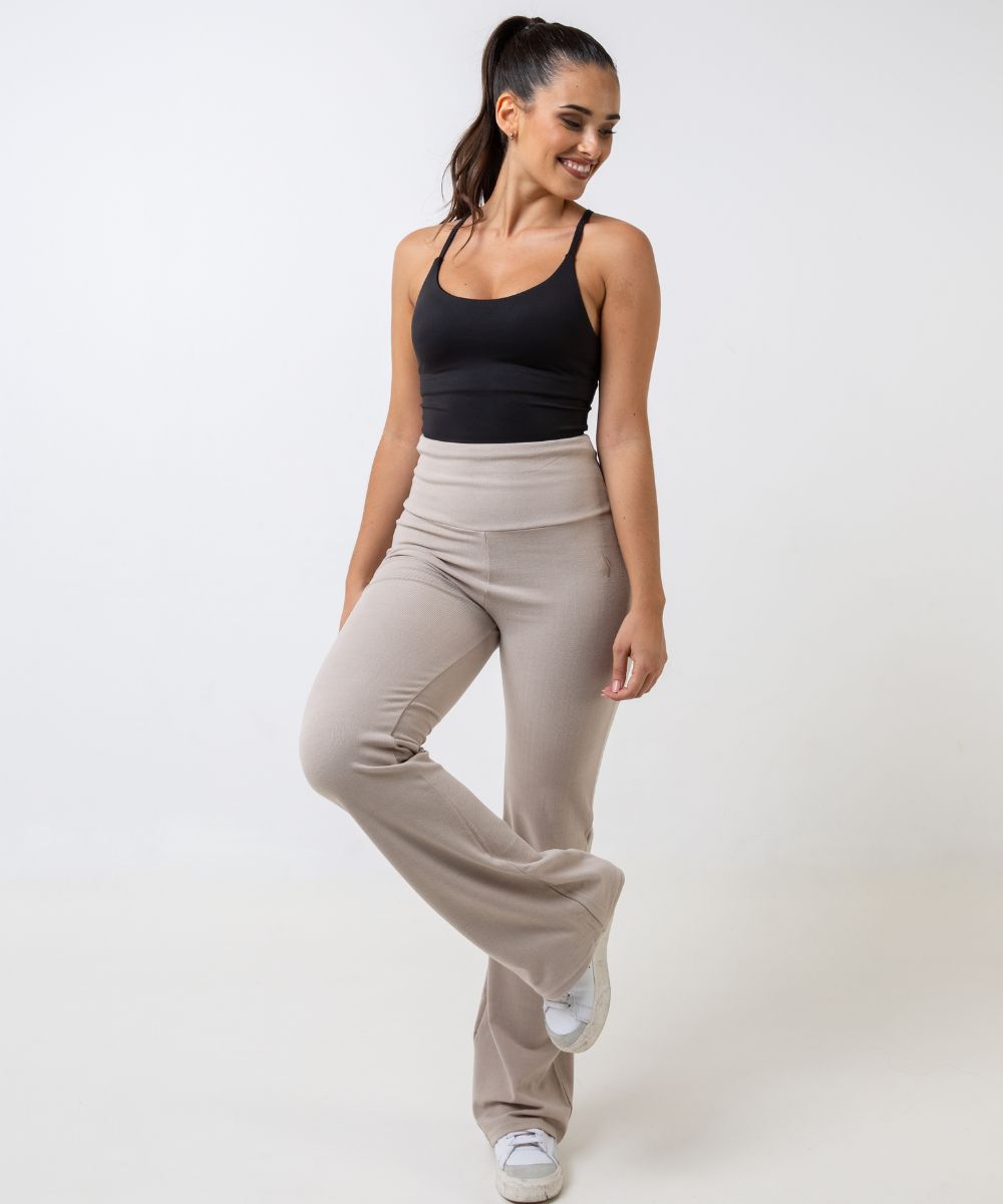 We Are Fit Cream AVA Loose Pants