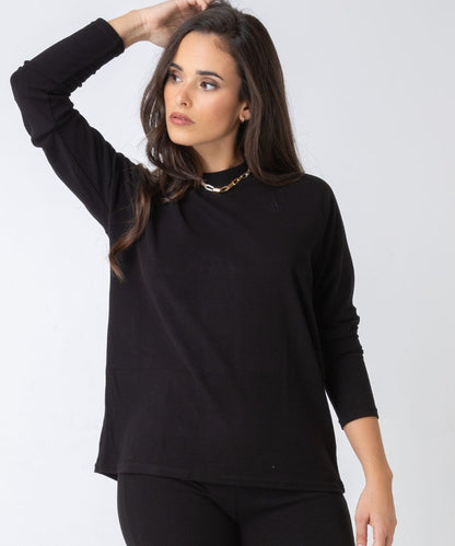 Ava Loose Sweater Black