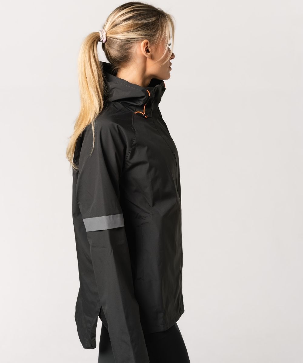 We Are Fit Black Poncho