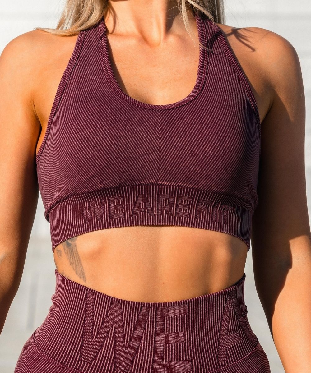 We Are Fit Vintage Plum Lux Seamless Bra