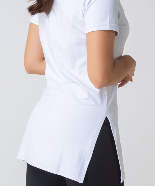 Cut Tee Top White