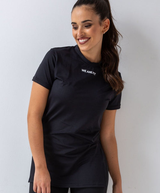 Cut Tee Top Black