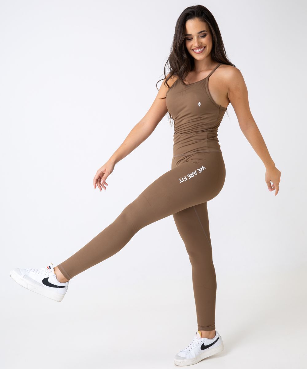 We Are Fit Chocolate Scrunch Tights