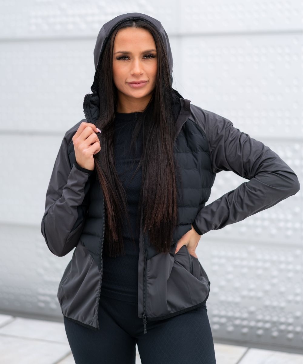 We Are Fit Black Hybrid Jacket