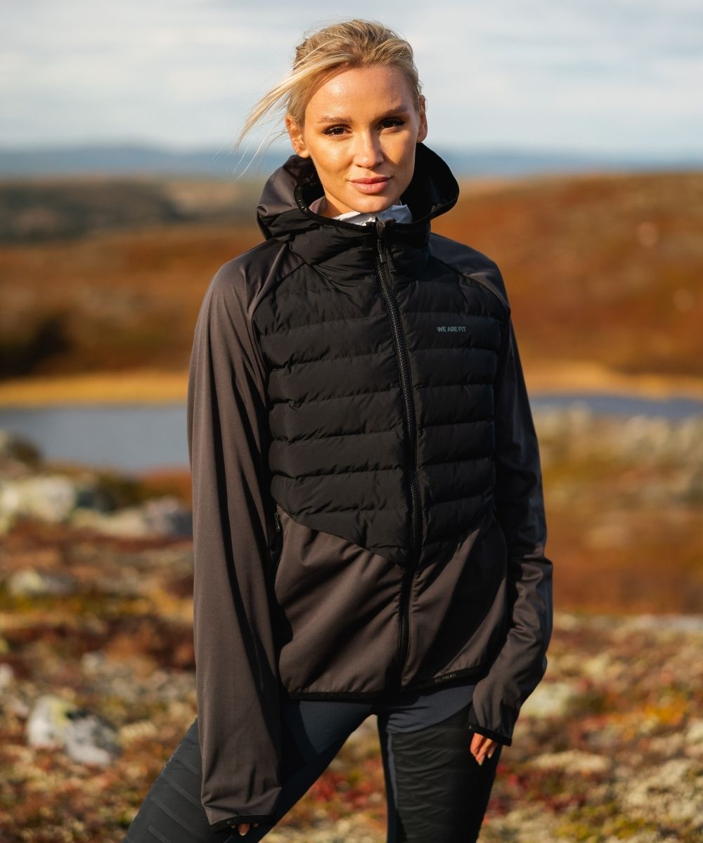 We Are Fit Black Hybrid Jacket