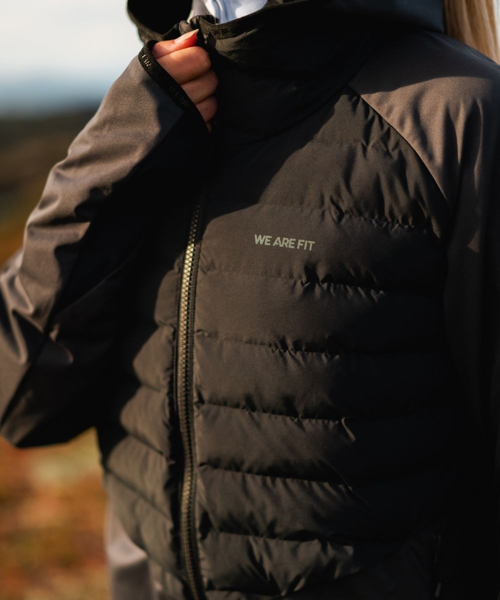 We Are Fit Black Hybrid Jacket