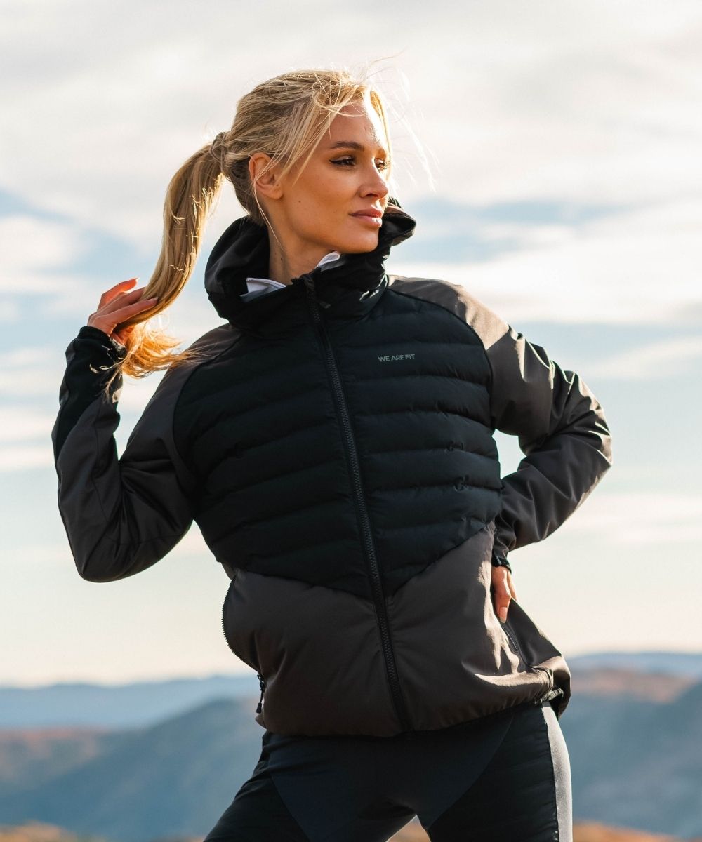 We Are Fit Black Hybrid Jacket