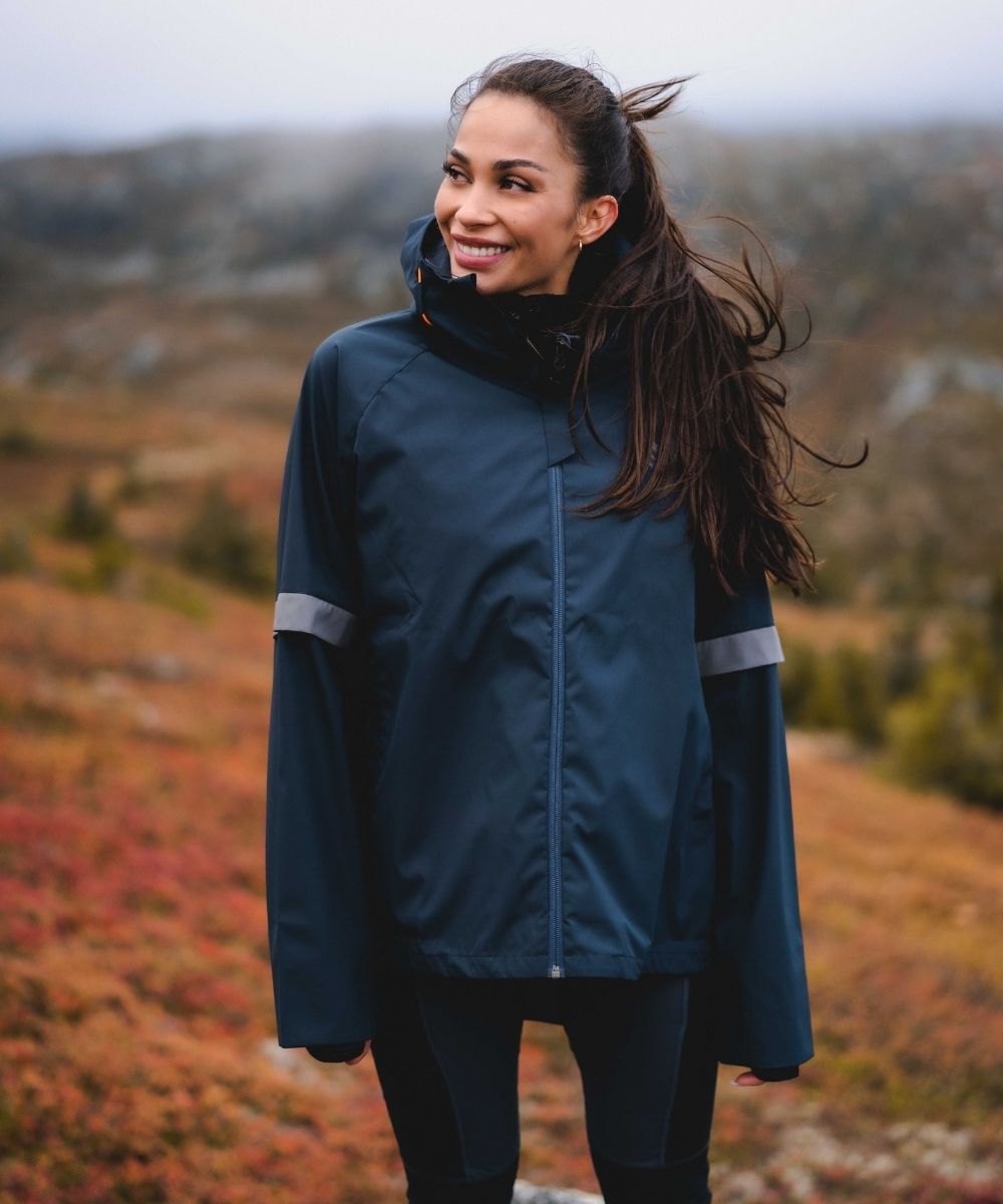 We Are Fit Blue Poncho