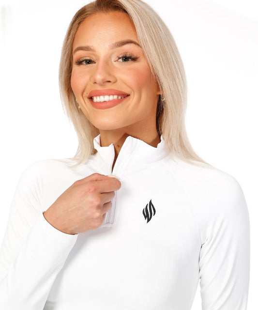 Spandex Longsleeve White
